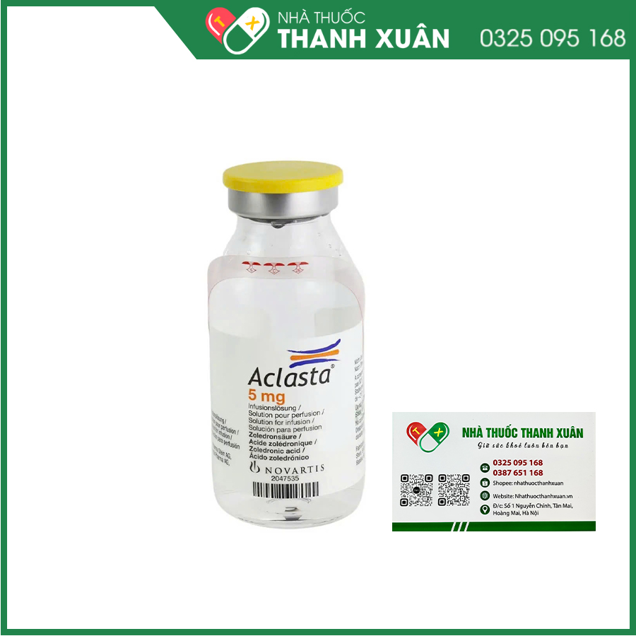 Aclasta thuốc điều trị loãng xương ở người lớn